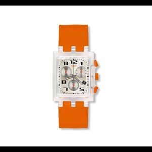 Swatch speed addiction chronograph watch